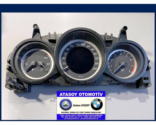 MERCEDES W204 C180 KİLOMETRE SAATİ A2049007808 A2049003909 , A2049003408 A2049001708 A2049007807 A2049002007 A2049009205 , A2049004813 A2049009512 A2049009511